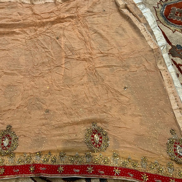 Used once Indian maxi party dress medium size - Picture 5 of 9